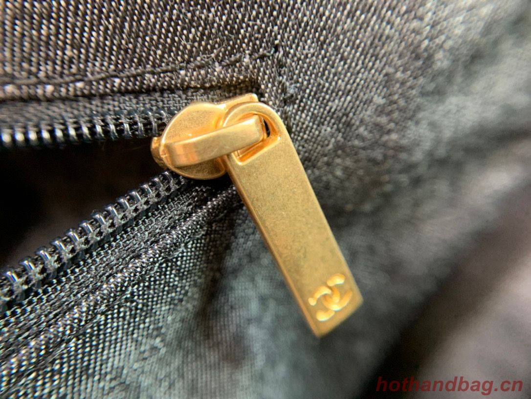 Chanel Large Weave Shopping Bag A66942 Black Chanel Large Weave Shopping Bag A66942 Black