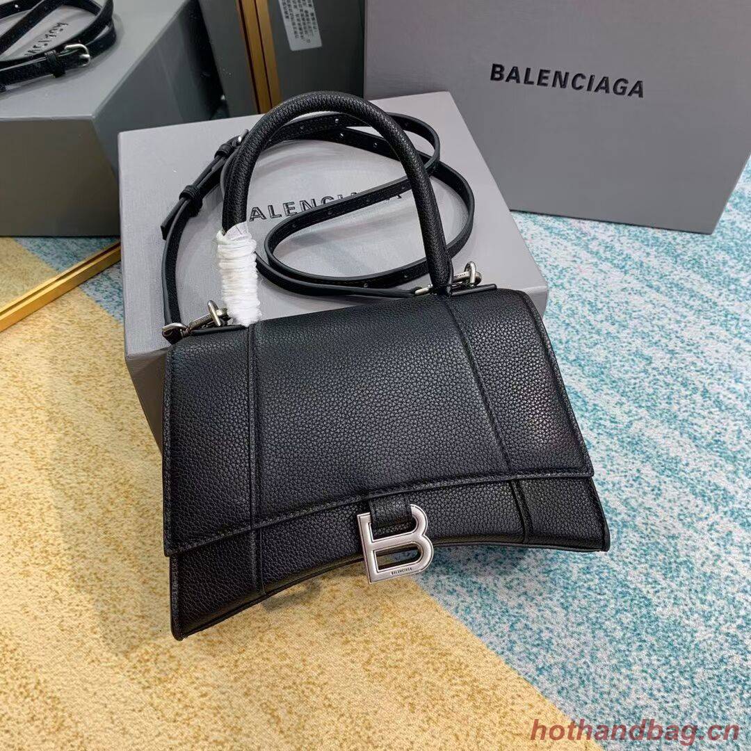 Balenciaga HOURGLASS SMALL TOP HANDLE BAG B108895 black Balenciaga HOURGLASS SMALL TOP HANDLE BAG B108895 black