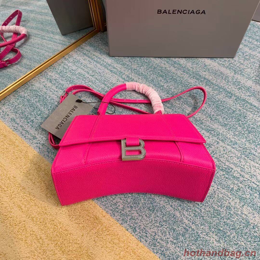 Balenciaga HOURGLASS SMALL TOP HANDLE BAG B108895 neon pink Balenciaga HOURGLASS SMALL TOP HANDLE BAG B108895 neon pink