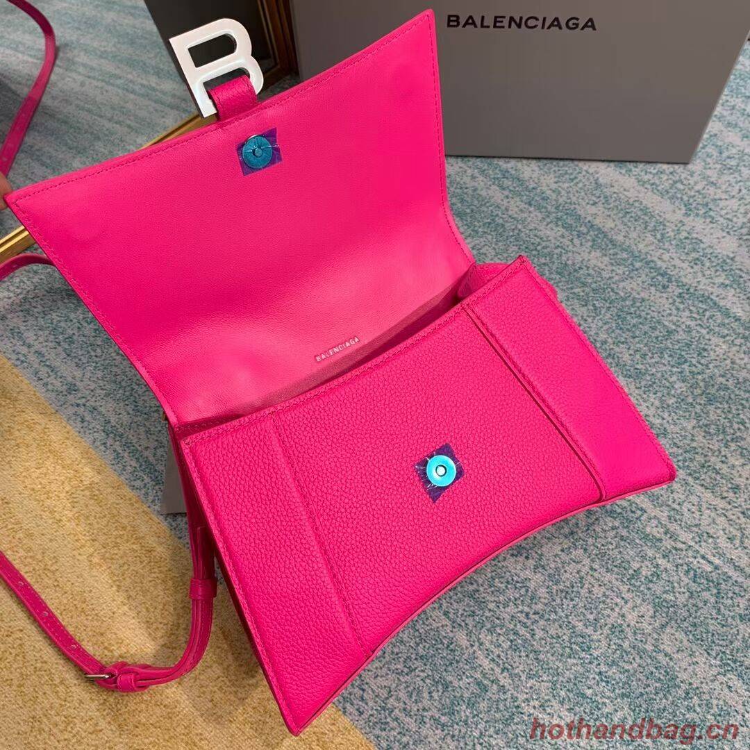 Balenciaga HOURGLASS SMALL TOP HANDLE BAG B108895 neon pink Balenciaga HOURGLASS SMALL TOP HANDLE BAG B108895 neon pink