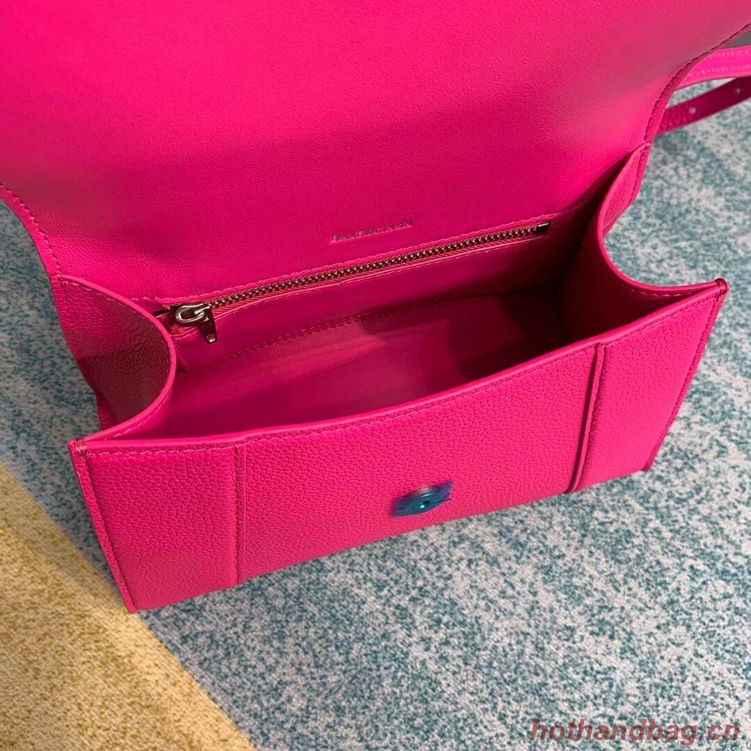 Balenciaga HOURGLASS SMALL TOP HANDLE BAG B108895 neon pink Balenciaga HOURGLASS SMALL TOP HANDLE BAG B108895 neon pink