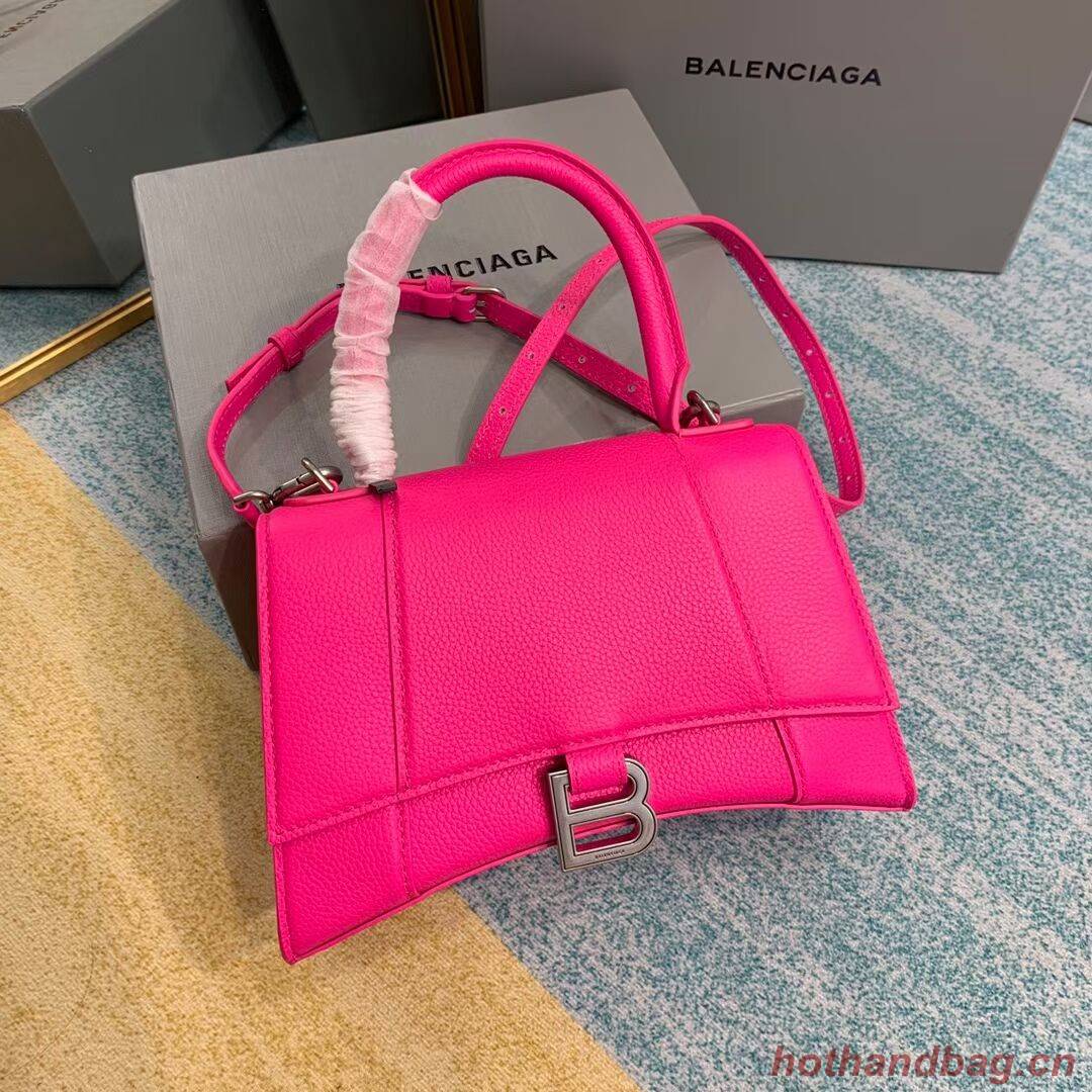 Balenciaga HOURGLASS SMALL TOP HANDLE BAG B108895 neon pink Balenciaga HOURGLASS SMALL TOP HANDLE BAG B108895 neon pink