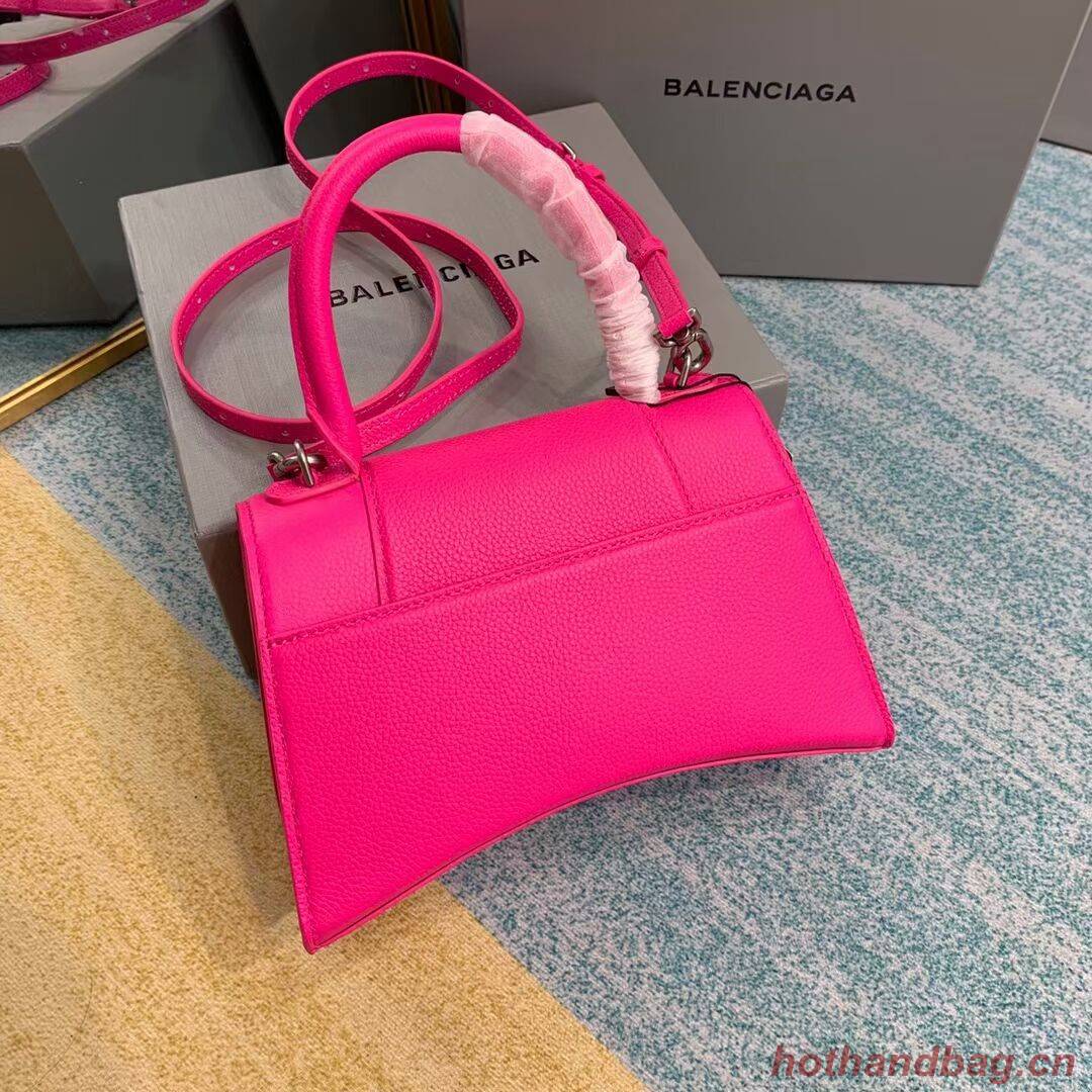 Balenciaga HOURGLASS SMALL TOP HANDLE BAG B108895 neon pink Balenciaga HOURGLASS SMALL TOP HANDLE BAG B108895 neon pink