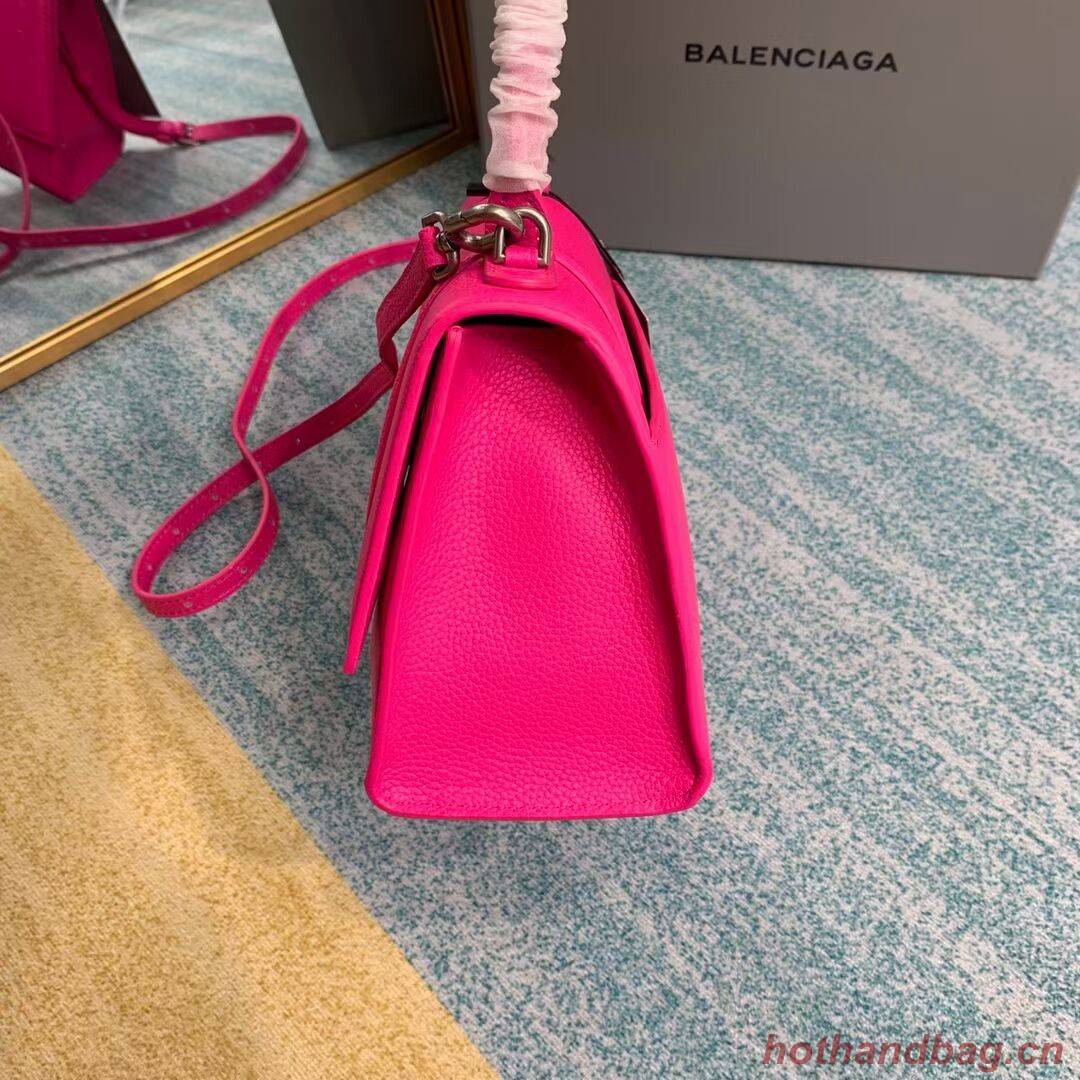 Balenciaga HOURGLASS SMALL TOP HANDLE BAG B108895 neon pink Balenciaga HOURGLASS SMALL TOP HANDLE BAG B108895 neon pink