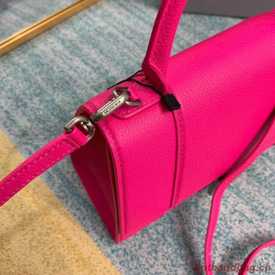 Balenciaga HOURGLASS SMALL TOP HANDLE BAG B108895 neon pink Balenciaga HOURGLASS SMALL TOP HANDLE BAG B108895 neon pink