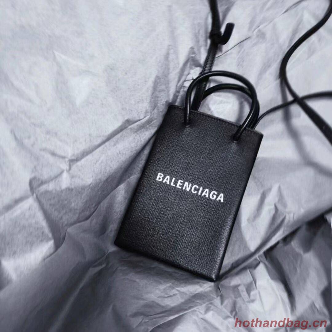 Balenciaga Original Leather Mini Shopper Bag B152865 black Balenciaga Original Leather Mini Shopper Bag B152865 black
