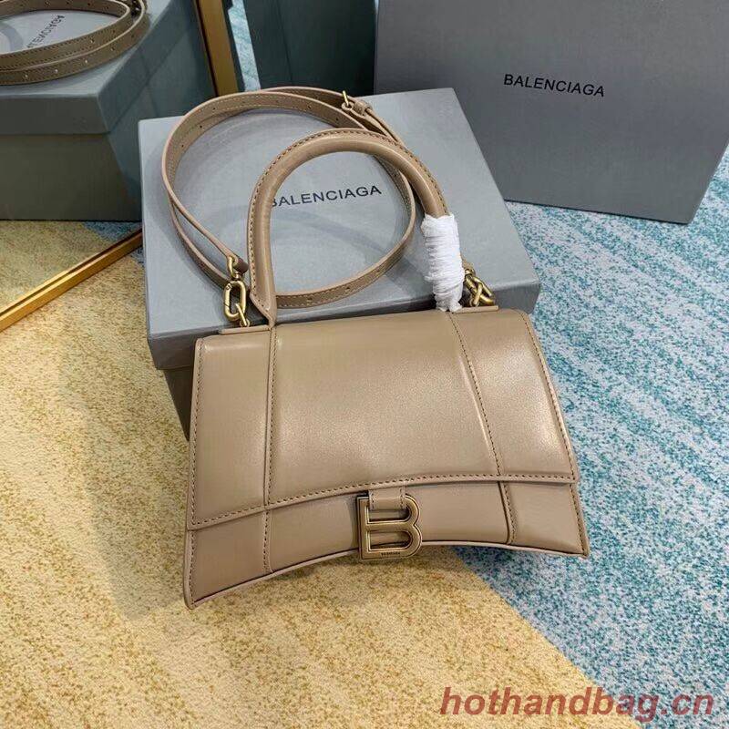Balenciaga HOURGLASS SMALL TOP HANDLE BAG B108895-1 apricot Balenciaga HOURGLASS SMALL TOP HANDLE BAG B108895-1 apricot