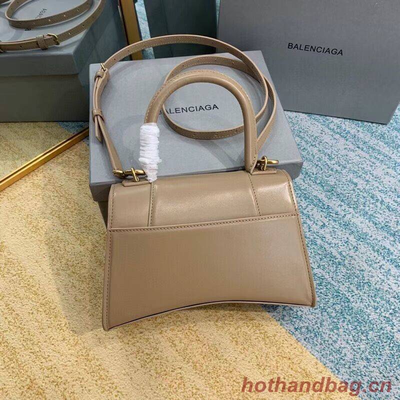 Balenciaga HOURGLASS SMALL TOP HANDLE BAG B108895-1 apricot Balenciaga HOURGLASS SMALL TOP HANDLE BAG B108895-1 apricot