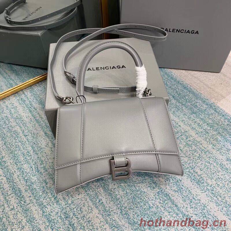 Balenciaga HOURGLASS SMALL TOP HANDLE BAG B108895-1 grey Balenciaga HOURGLASS SMALL TOP HANDLE BAG B108895-1 grey
