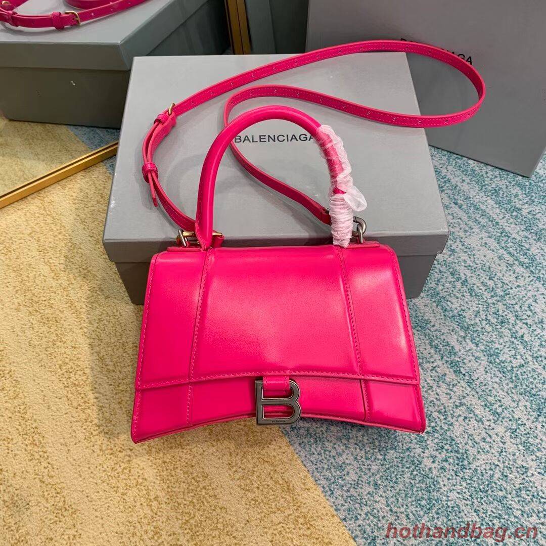 Balenciaga HOURGLASS SMALL TOP HANDLE BAG B108895-1 neon pink Balenciaga HOURGLASS SMALL TOP HANDLE BAG B108895-1 neon pink