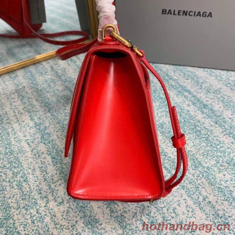 Balenciaga HOURGLASS SMALL TOP HANDLE BAG B108895-1 red 