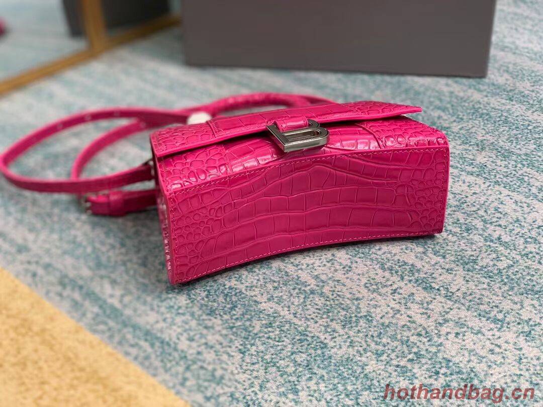 Balenciaga Hourglass XS Top Handle Bag 28331S neon pink Balenciaga Hourglass XS Top Handle Bag 28331S neon pink