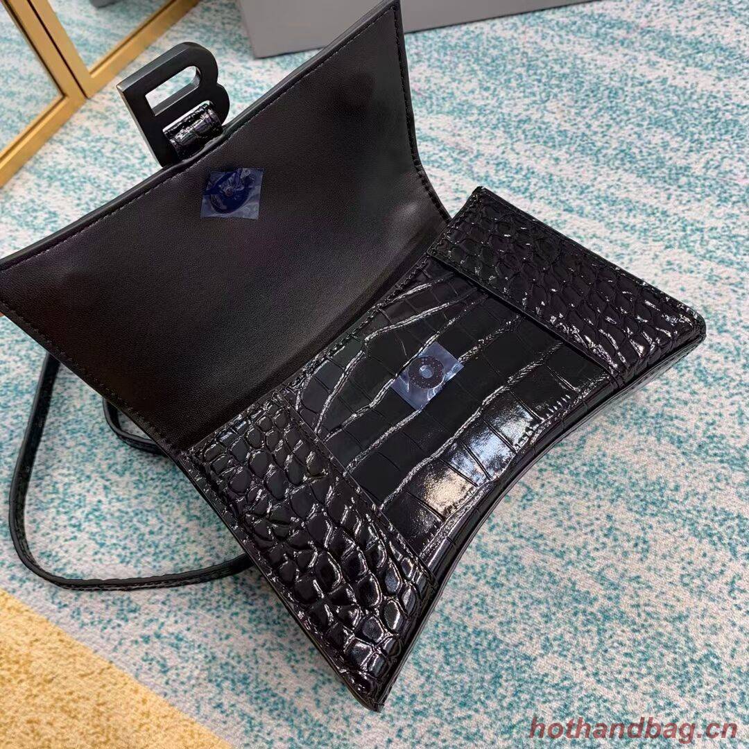 Balenciaga Hourglass XS Top Handle Bag 28331SF black Balenciaga Hourglass XS Top Handle Bag 28331SF black