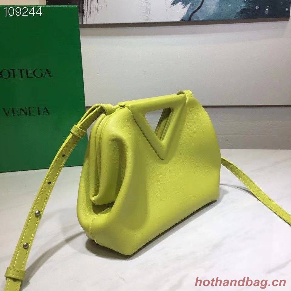Bottega Veneta Small Point Top Hhandle Bag BV5693 Lemon Bottega Veneta Small Point Top Hhandle Bag BV5693 Lemon