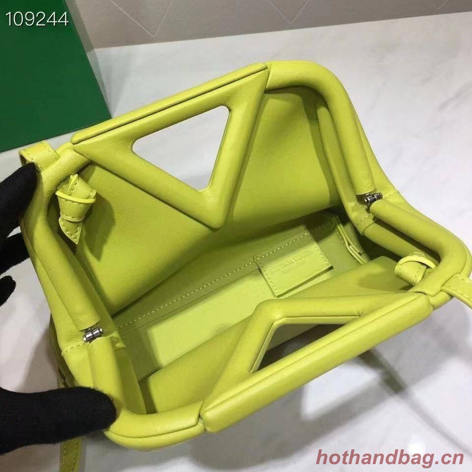 Bottega Veneta Small Point Top Hhandle Bag BV5693 Lemon Bottega Veneta Small Point Top Hhandle Bag BV5693 Lemon