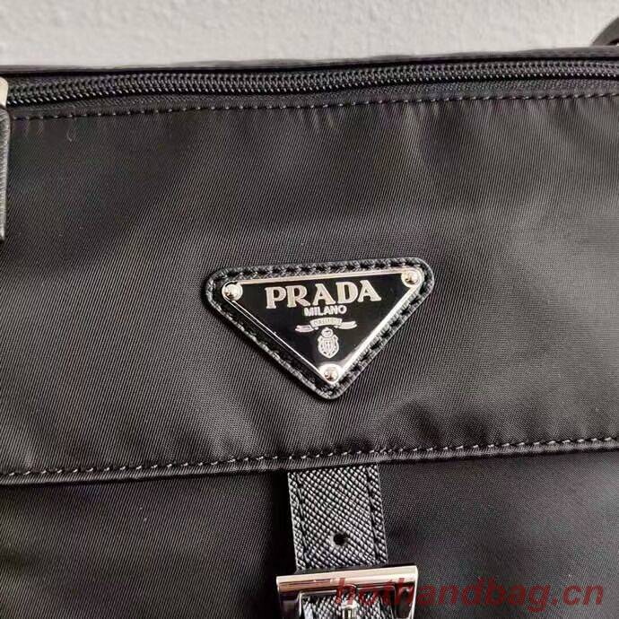 Prada Re-Nylon and Saffiano leather shoulder bag BD8994 black Prada Re-Nylon and Saffiano leather shoulder bag BD8994 black