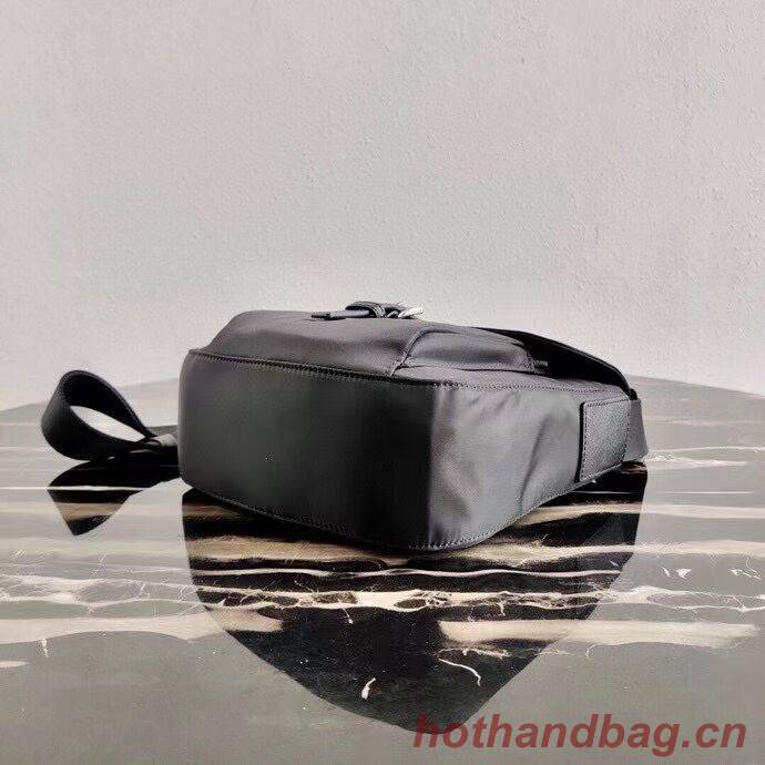 Prada Re-Nylon and Saffiano leather shoulder bag BD8994 black Prada Re-Nylon and Saffiano leather shoulder bag BD8994 black