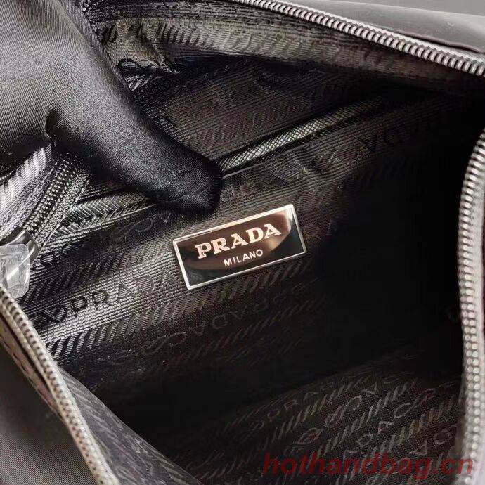 Prada Re-Nylon and Saffiano leather shoulder bag VA0715 black Prada Re-Nylon and Saffiano leather shoulder bag VA0715 black