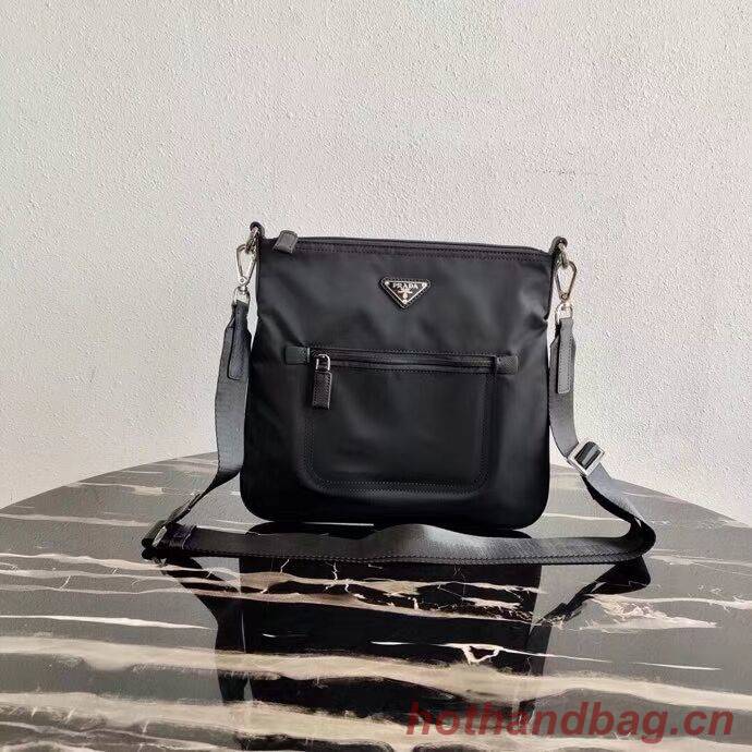 Prada Re-Nylon and Saffiano leather shoulder bag VA0715 black Prada Re-Nylon and Saffiano leather shoulder bag VA0715 black