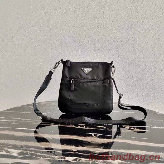 Prada Re-Nylon and Saffiano leather shoulder bag VA0716 black Prada Re-Nylon and Saffiano leather shoulder bag VA0716 black