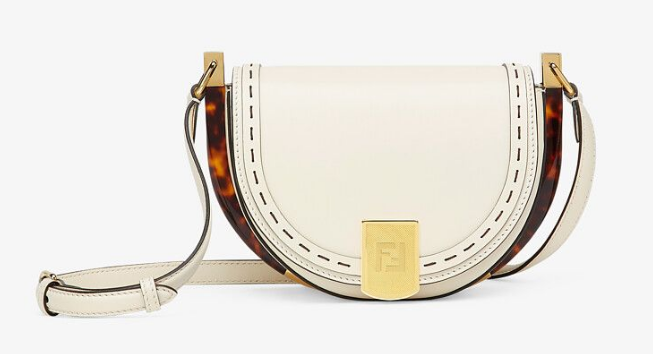 FENDI MOONLIGHT leather bag 8BT346A White FENDI MOONLIGHT leather bag 8BT346A White