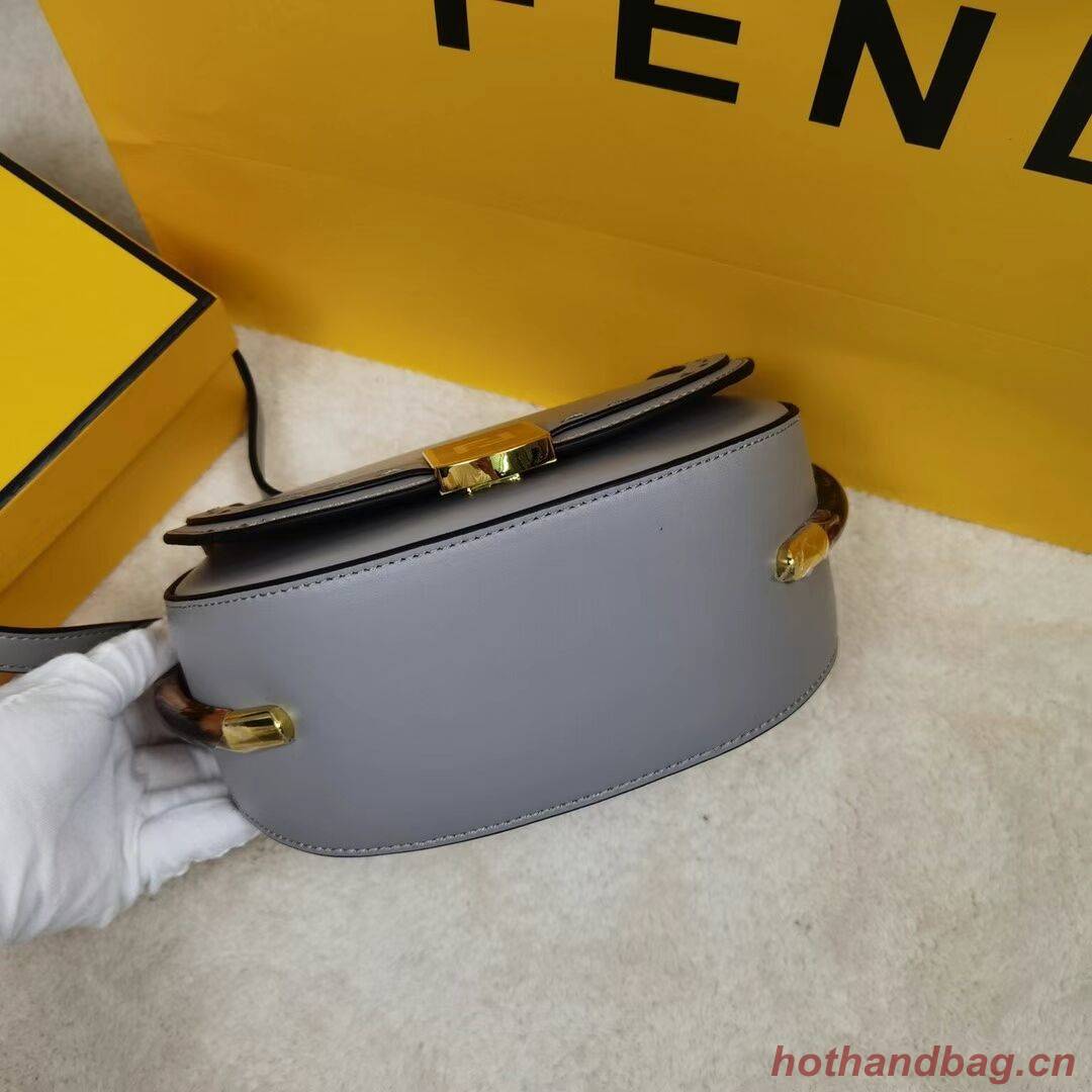 FENDI MOONLIGHT leather bag 8BT346A grey FENDI MOONLIGHT leather bag 8BT346A grey
