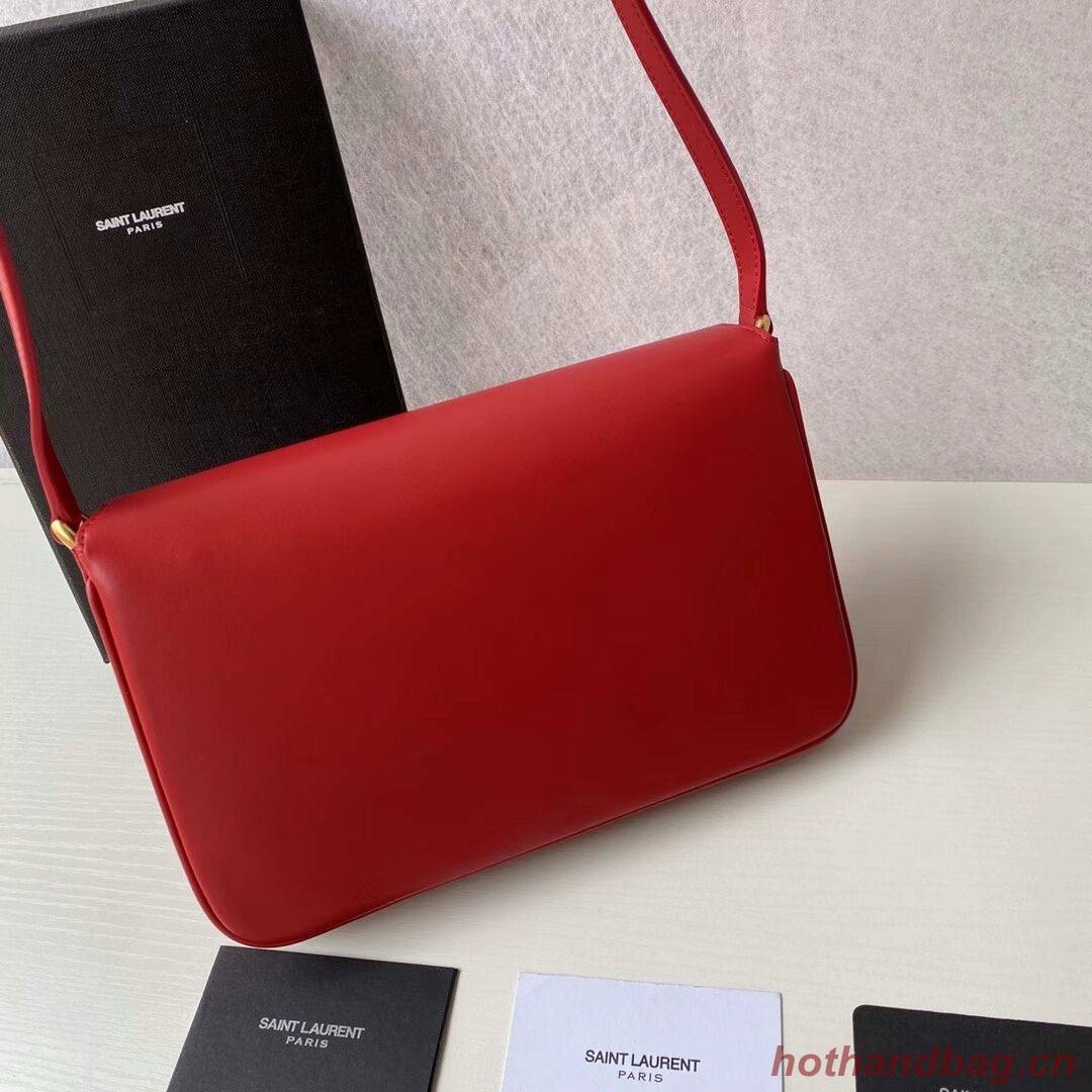 YSL LE MAILLON SATCHEL IN SMOOTH LEATHER 6497952 red YSL LE MAILLON SATCHEL IN SMOOTH LEATHER 6497952 red