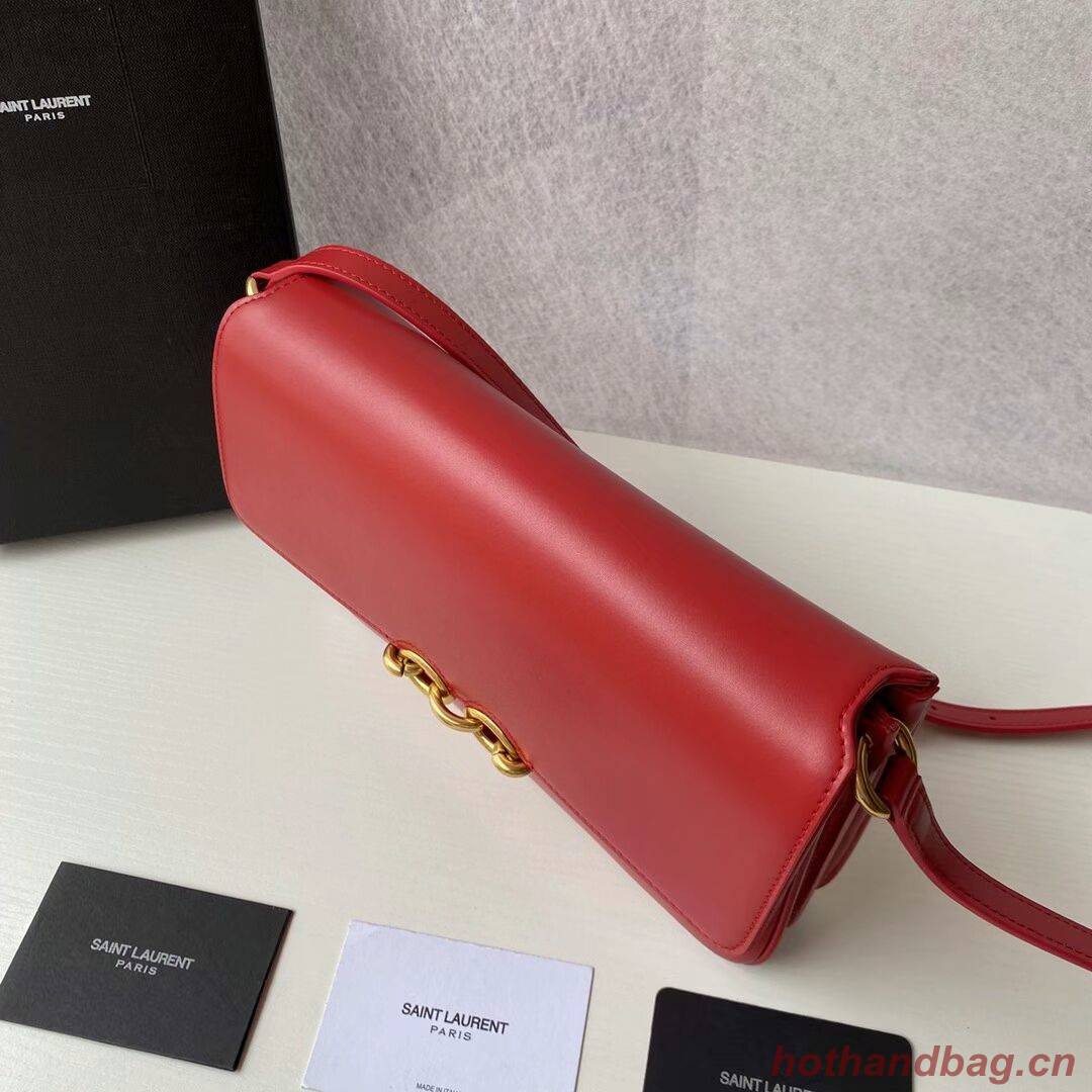 YSL LE MAILLON SATCHEL IN SMOOTH LEATHER 6497952 red YSL LE MAILLON SATCHEL IN SMOOTH LEATHER 6497952 red