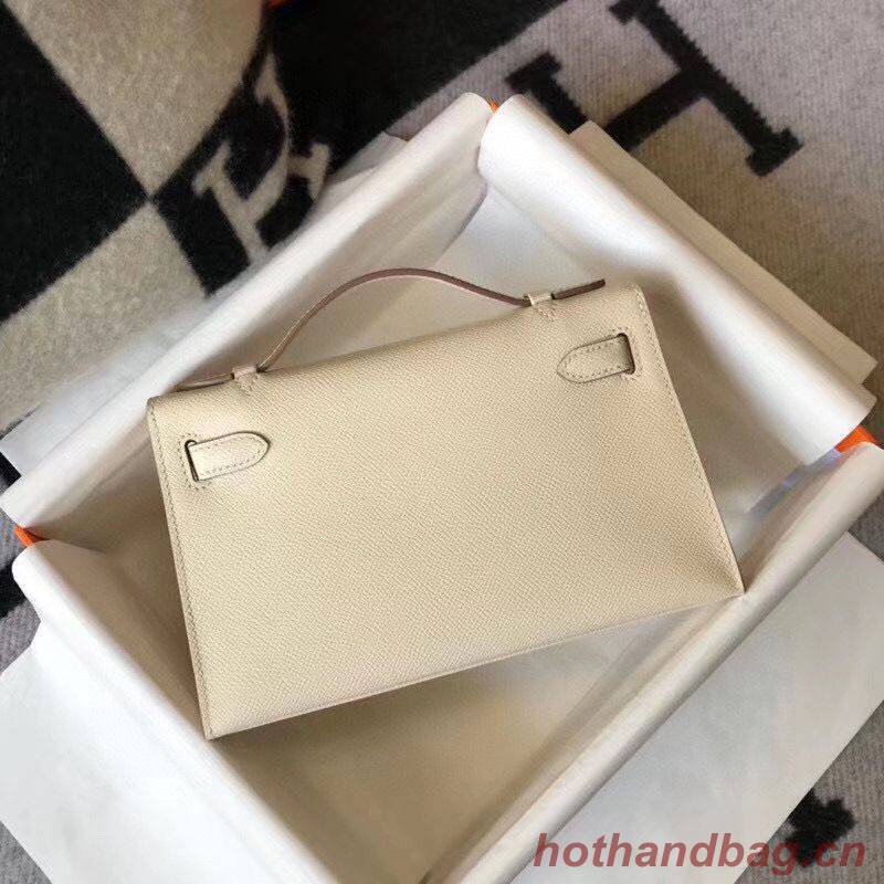 Hermes Kelly 22cm Handle Bag Epsom Leather KL22 Cream Hermes Kelly 22cm Handle Bag Epsom Leather KL22 Cream