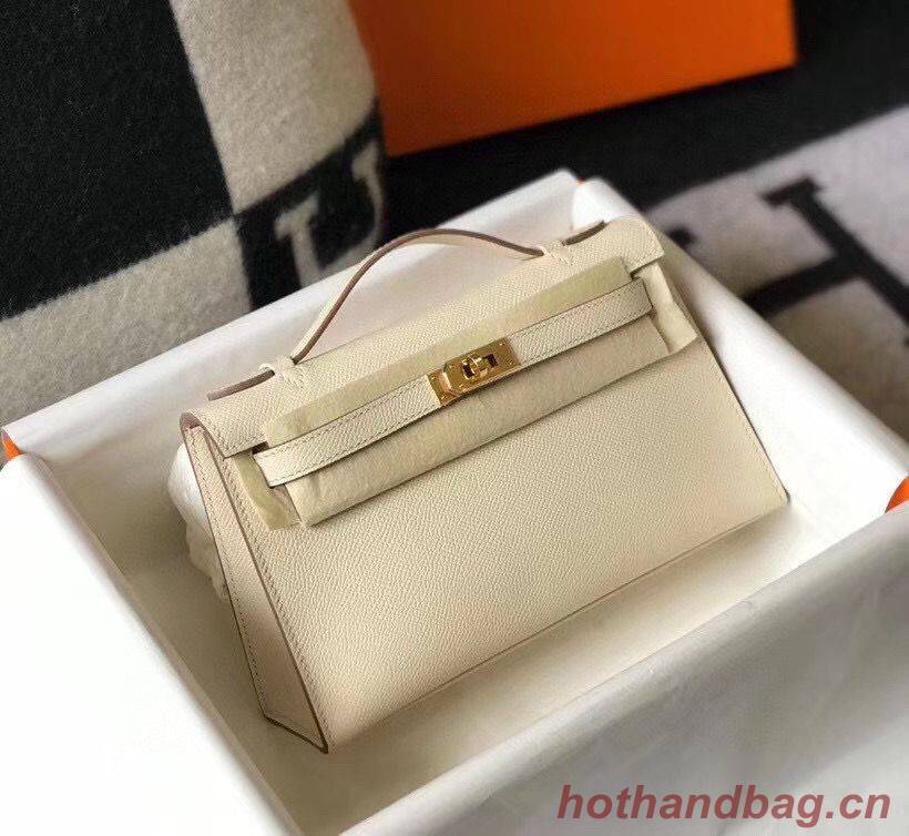 Hermes Kelly 22cm Handle Bag Epsom Leather KL22 Cream Hermes Kelly 22cm Handle Bag Epsom Leather KL22 Cream