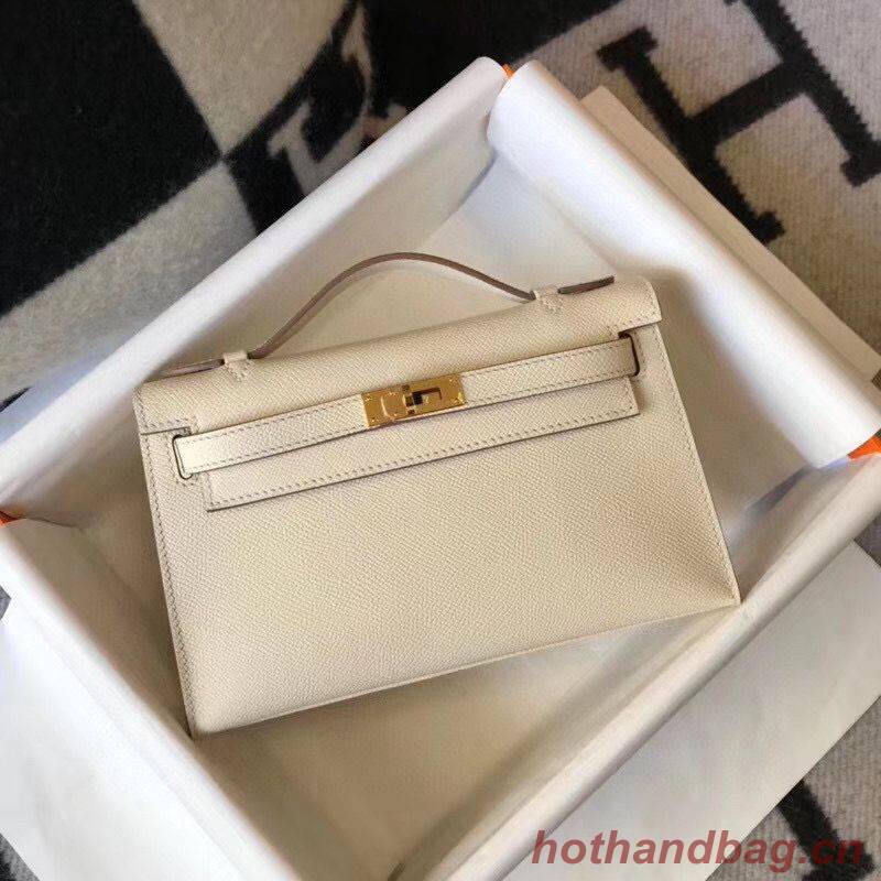 Hermes Kelly 22cm Handle Bag Epsom Leather KL22 Cream Hermes Kelly 22cm Handle Bag Epsom Leather KL22 Cream