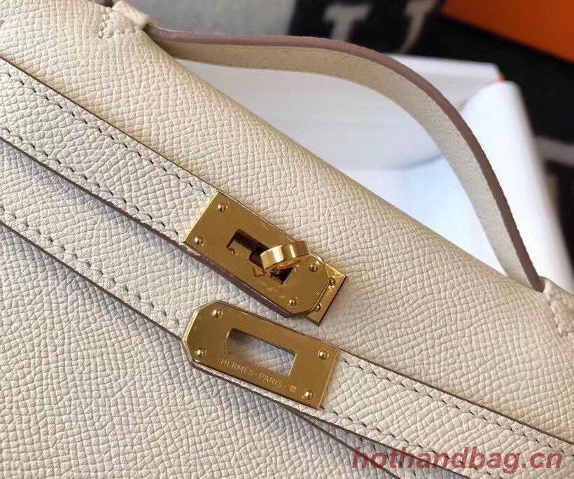 Hermes Kelly 22cm Handle Bag Epsom Leather KL22 Cream Hermes Kelly 22cm Handle Bag Epsom Leather KL22 Cream
