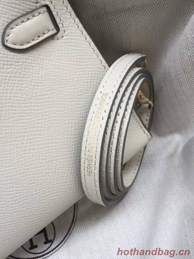 Hermes Kelly 19cm Shoulder Bags Epsom Leather KL19 Cream Hermes Kelly 19cm Shoulder Bags Epsom Leather KL19 Cream