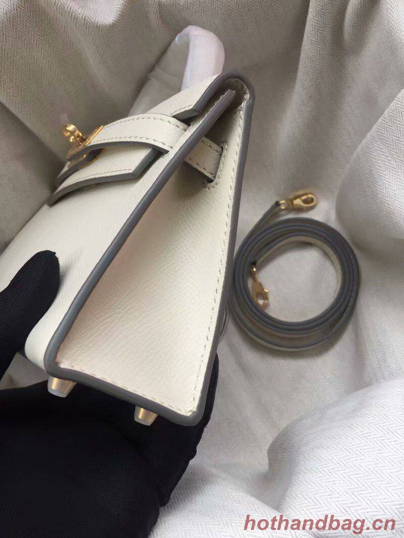 Hermes Kelly 19cm Shoulder Bags Epsom Leather KL19 Cream Hermes Kelly 19cm Shoulder Bags Epsom Leather KL19 Cream