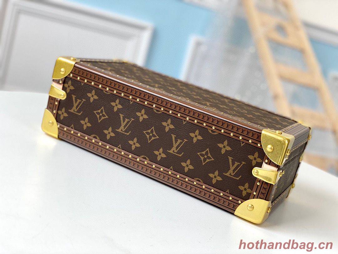 Louis Vuitton Monogram Canvas Watches Box M47641 Khaki Louis Vuitton Monogram Canvas Watches Box M47641 Khaki