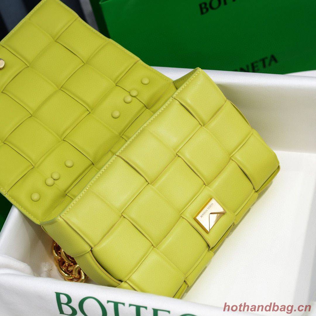 Bottega Veneta PADDED CASSETTE BAG 591971 Lemon Bottega Veneta PADDED CASSETTE BAG 591971 Lemon