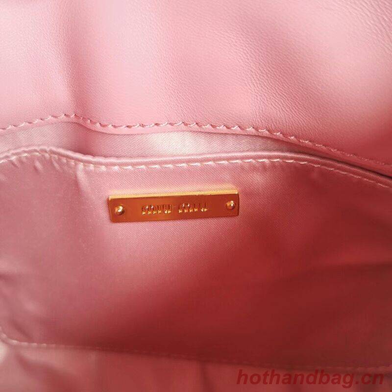 miu miu Matelasse Nappa Leather Shoulder Bag 5BD188 pink miu miu Matelasse Nappa Leather Shoulder Bag 5BD188 pink