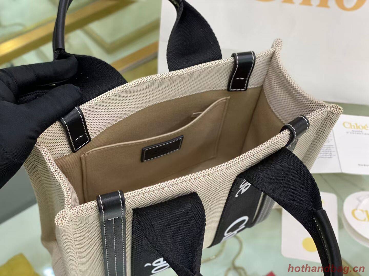 Chloe Cloth & leather 6C027 black Chloe Cloth & leather 6C027 black