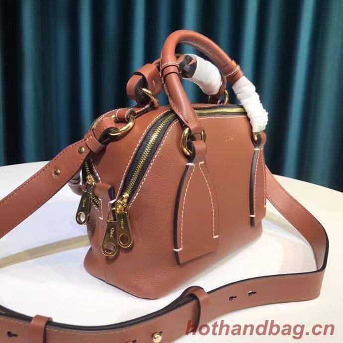 Chloe Original Calfskin Leather Bag 6C081 brown Chloe Original Calfskin Leather Bag 6C081 brown