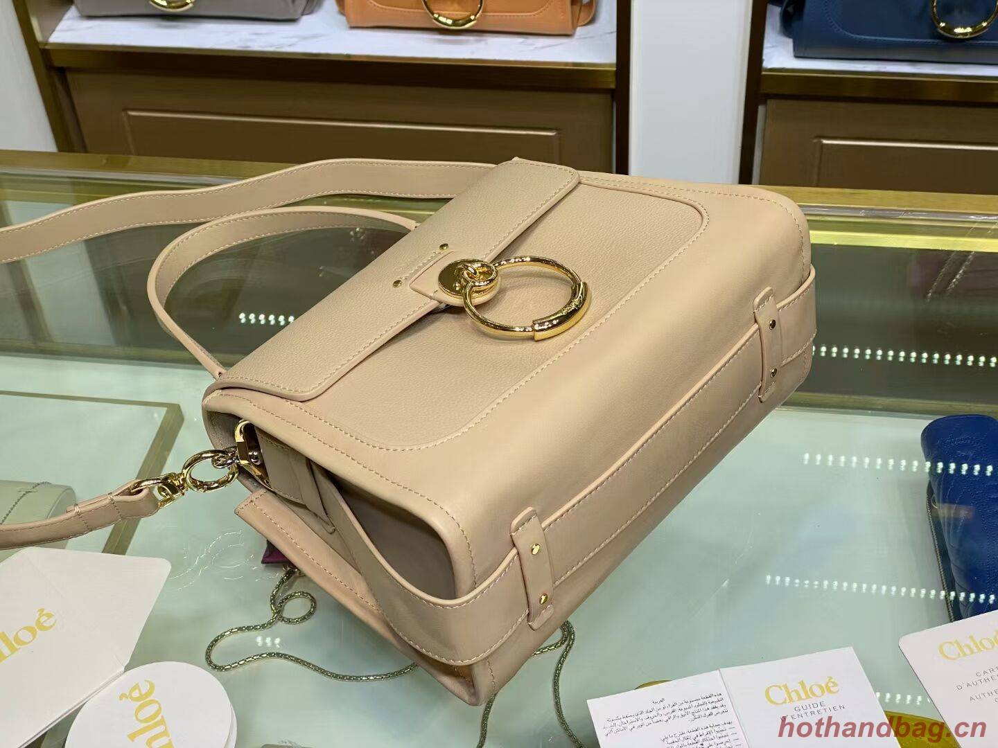 Chloe Original Calfskin Leather Bag C1142L cream Chloe Original Calfskin Leather Bag C1142L cream