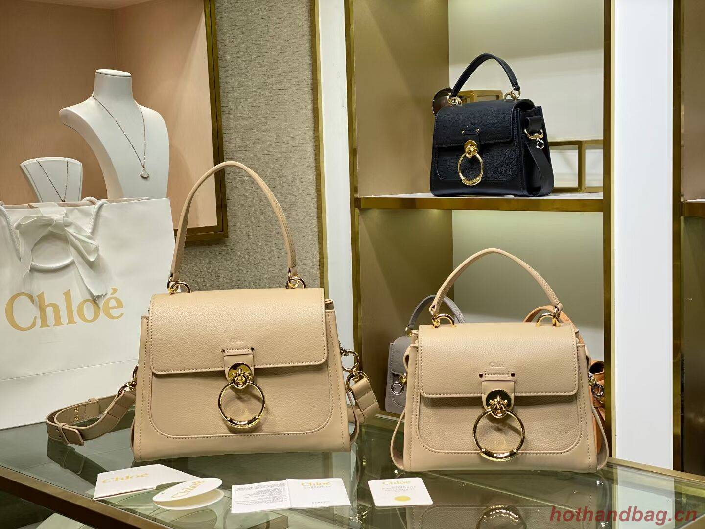 Chloe Original Calfskin Leather Bag C1142L cream Chloe Original Calfskin Leather Bag C1142L cream