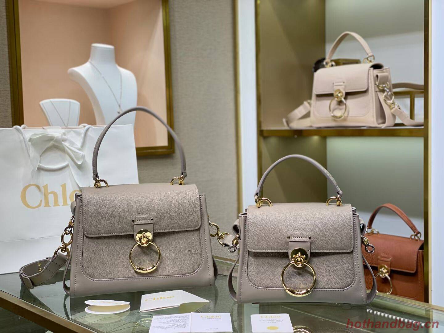 Chloe Original Calfskin Leather Bag C1142L grey Chloe Original Calfskin Leather Bag C1142L grey