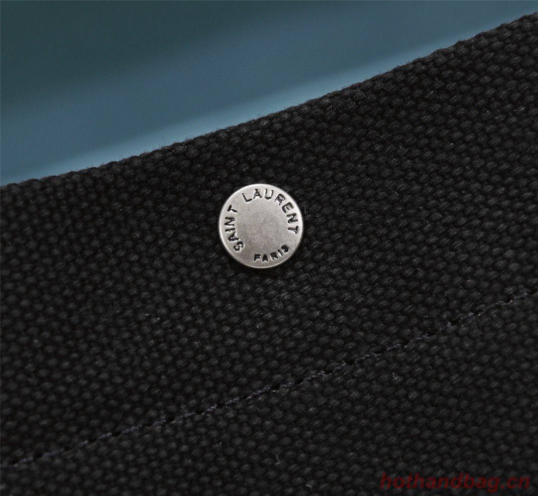 Yves Saint Laurent Rive Gauche Tote Shopping Bag 59929 Black Yves Saint Laurent Rive Gauche Tote Shopping Bag 59929 Black