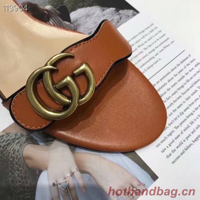 Gucci Leather Double G sandal GG1533BL-8 Gucci Leather Double G sandal GG1533BL-8