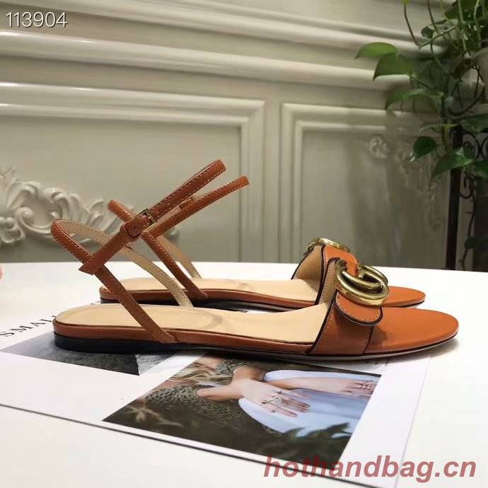 Gucci Leather Double G sandal GG1533BL-8 Gucci Leather Double G sandal GG1533BL-8