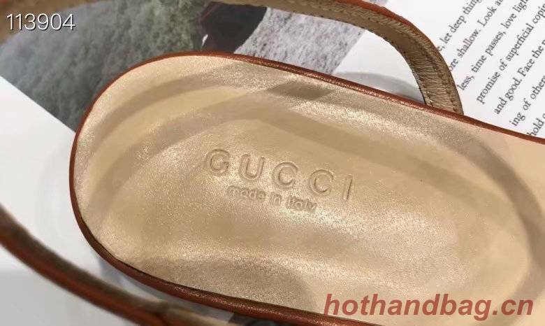 Gucci Leather Double G sandal GG1533BL-8 Gucci Leather Double G sandal GG1533BL-8