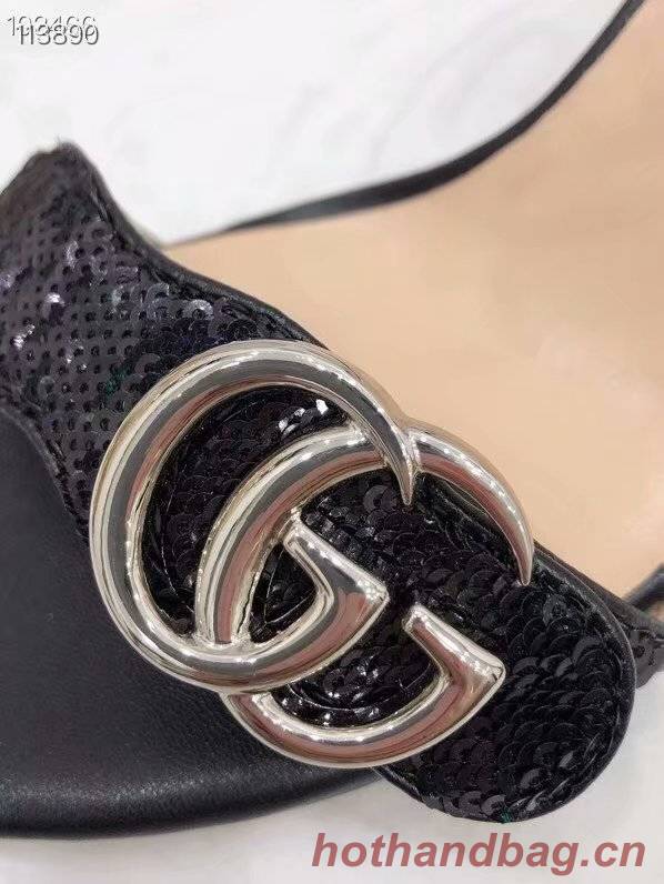 Gucci Leather Double G sandal GG1690TX-3 7CM height Gucci Leather Double G sandal GG1690TX-3 7CM height