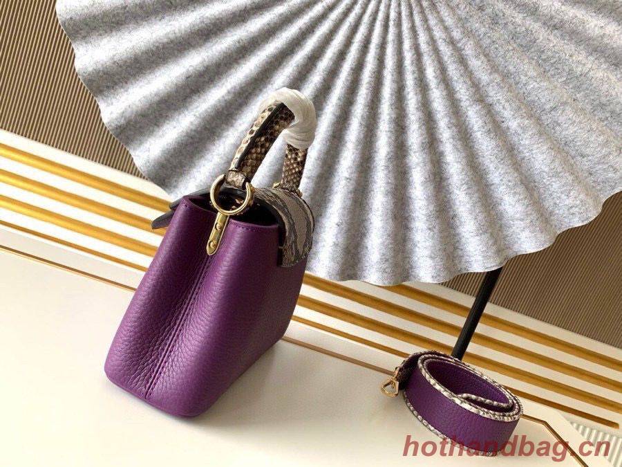 Louis Vuitton CAPUCINES Original Leather PM M96467 Purple Louis Vuitton CAPUCINES Original Leather PM M96467 Purple