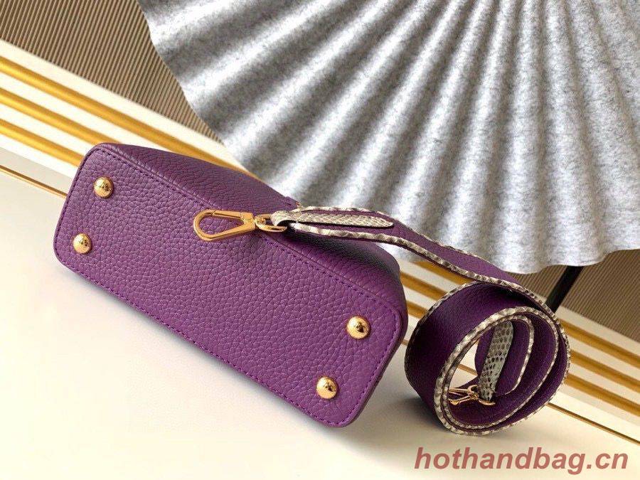 Louis Vuitton CAPUCINES Original Leather PM M96467 Purple Louis Vuitton CAPUCINES Original Leather PM M96467 Purple