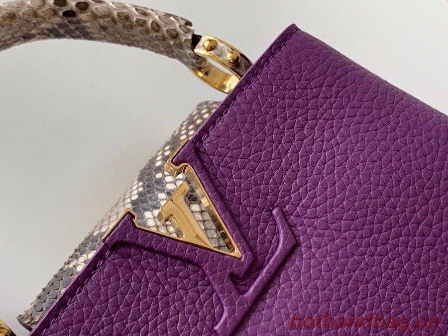 Louis Vuitton CAPUCINES Original Leather PM M96467 Purple Louis Vuitton CAPUCINES Original Leather PM M96467 Purple